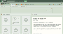 Desktop Screenshot of bubblesoflove.deviantart.com
