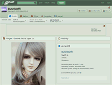 Tablet Screenshot of bunnisteffi.deviantart.com