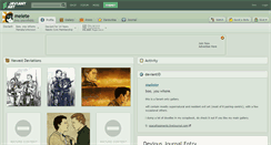 Desktop Screenshot of melete.deviantart.com