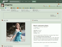 Tablet Screenshot of izmaggiemay.deviantart.com
