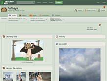 Tablet Screenshot of fluffnight.deviantart.com