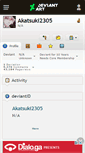 Mobile Screenshot of akatsuki2305.deviantart.com