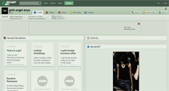 Desktop Screenshot of goth-angel-anya.deviantart.com
