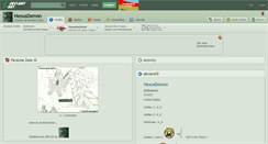 Desktop Screenshot of hexusdemon.deviantart.com