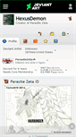 Mobile Screenshot of hexusdemon.deviantart.com