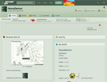Tablet Screenshot of hexusdemon.deviantart.com