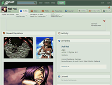 Tablet Screenshot of noi-noi.deviantart.com