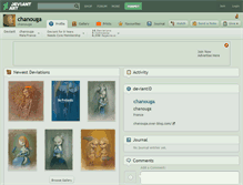 Tablet Screenshot of chanouga.deviantart.com