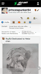 Mobile Screenshot of princesspunker84.deviantart.com