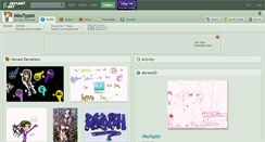 Desktop Screenshot of misstypist.deviantart.com