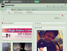 Tablet Screenshot of flip2darkslide.deviantart.com