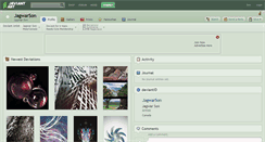 Desktop Screenshot of jagwarson.deviantart.com