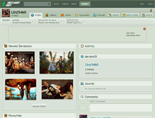 Tablet Screenshot of linz5460.deviantart.com