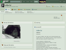 Tablet Screenshot of lolita-cyl.deviantart.com