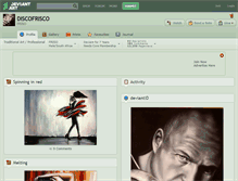 Tablet Screenshot of discofrisco.deviantart.com