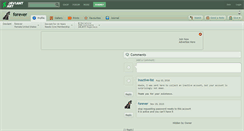Desktop Screenshot of forever.deviantart.com