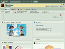 Tablet Screenshot of dadonyordel.deviantart.com