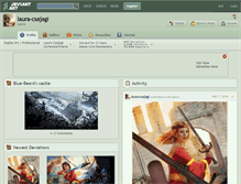 Tablet Screenshot of laura-csajagi.deviantart.com