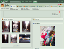 Tablet Screenshot of lilbriko.deviantart.com