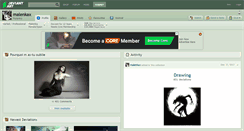 Desktop Screenshot of malenkax.deviantart.com