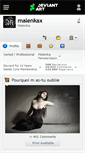 Mobile Screenshot of malenkax.deviantart.com