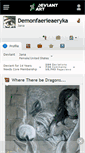 Mobile Screenshot of demonfaerieaeryka.deviantart.com