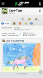 Mobile Screenshot of care-tiger.deviantart.com