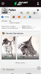 Mobile Screenshot of fallex.deviantart.com