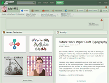Tablet Screenshot of julz1992.deviantart.com