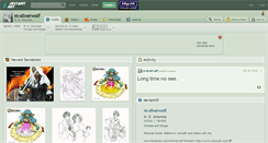 Desktop Screenshot of m-silverwolf.deviantart.com