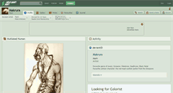 Desktop Screenshot of makrura.deviantart.com