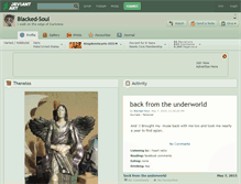 Tablet Screenshot of blacked-soul.deviantart.com