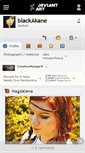 Mobile Screenshot of blackakane.deviantart.com