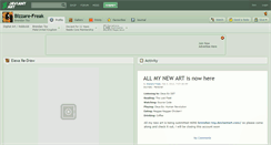 Desktop Screenshot of bizzare-freak.deviantart.com