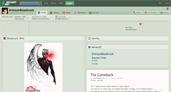 Desktop Screenshot of krimsonbloodwork.deviantart.com