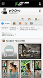 Mobile Screenshot of pr0t0typ.deviantart.com