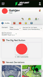 Mobile Screenshot of gumjaw.deviantart.com