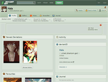 Tablet Screenshot of haia.deviantart.com