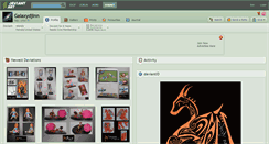 Desktop Screenshot of galaxydjinn.deviantart.com