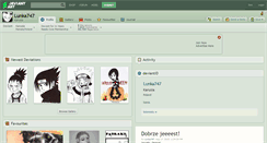 Desktop Screenshot of lunka747.deviantart.com