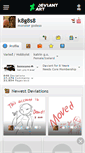 Mobile Screenshot of k8g8s8.deviantart.com