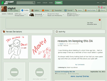Tablet Screenshot of k8g8s8.deviantart.com