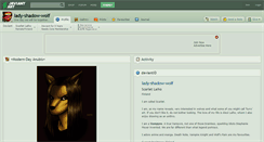 Desktop Screenshot of lady-shadow-wolf.deviantart.com