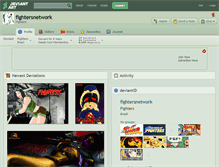 Tablet Screenshot of fightersnetwork.deviantart.com