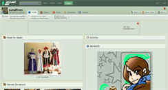 Desktop Screenshot of lunariven.deviantart.com