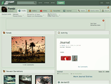 Tablet Screenshot of fembi.deviantart.com