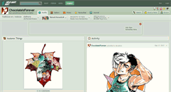 Desktop Screenshot of chocolateisforever.deviantart.com