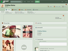 Tablet Screenshot of cristina-stoica.deviantart.com