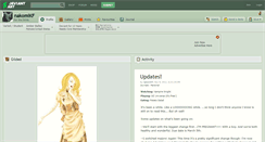 Desktop Screenshot of nakomikf.deviantart.com