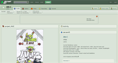 Desktop Screenshot of mtt-c.deviantart.com